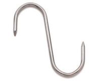 lot de 10 esses de boucherie inox 2 pointes 10 cm diamètre 4 mm