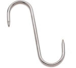 lot de 10 esses de boucherie inox 2 pointes 12 cm diamètre 5 mm