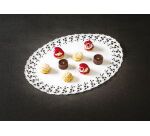 paquet de 250 dentelles en papier blanc ingraissables ovales 310x230 mm