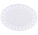 paquet de 250 dentelles en papier blanc ingraissables ovales 310x230 mm