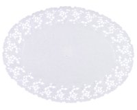 paquet de 250 dentelles en papier blanc ingraissables ovales 310x230 mm