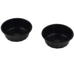 Boîte de 1000 (10 sachets de 100) caissettes en PS noir pour gâteaux modèle 1207 ø 9,3 cm hauteur 3,1 cm