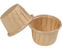 boîte de 200 caissettes de cuisson en papier ingraissable écru n°  7, ø 44 h 35 mm 7 cl