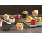 boîte de 250 caissettes de cuisson couleurs assorties, ø 46 h 30 mm 5 cl