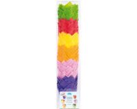 paquet de 240 (40 de chaque couleur) caissettes de cuisson tulipcup en papier ingraissable assorties violet/rose/jaune/rouge/orange/vert ø 50 h 80 mm