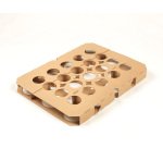paquet de 5 plaques de calage à 20 empreintes pour cuisson des caissettes tulipcup tous modèles 395x295x35 mm