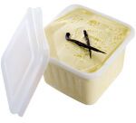 carton de 25 moules à glace carrés avec couvercle étanche, en polystyrène translucide contenance 1 litre 129 H 84 mm