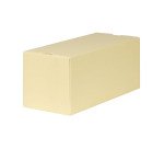 paquet de 25 boîtes isolantes à bûches et omelettes norvégiennes en PSE jaune 250x115x110 mm
