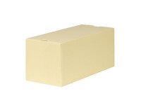paquet de 25 boîtes isolantes à bûches et omelettes norvégiennes en PSE jaune 250x115x110 mm