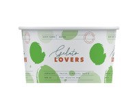 carton de 1000 (4 sachets de 250) pots à glace Lovers en carton ø 75 mm 11 cl