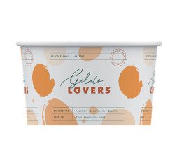carton de 1000 (4 sachets de 250) pots à glace Lovers en carton ø 80 mm 14 cl