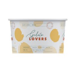 carton de 500 (2 sachets de 250) pots à glace Lovers en carton ø 94 mm 25 cl
