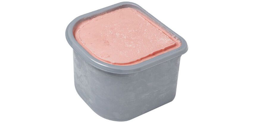 paquet de 25 bacs de stockage de glace sans couvercle, en polystyrène, contenance 2,5 litres 174x162x128 mm