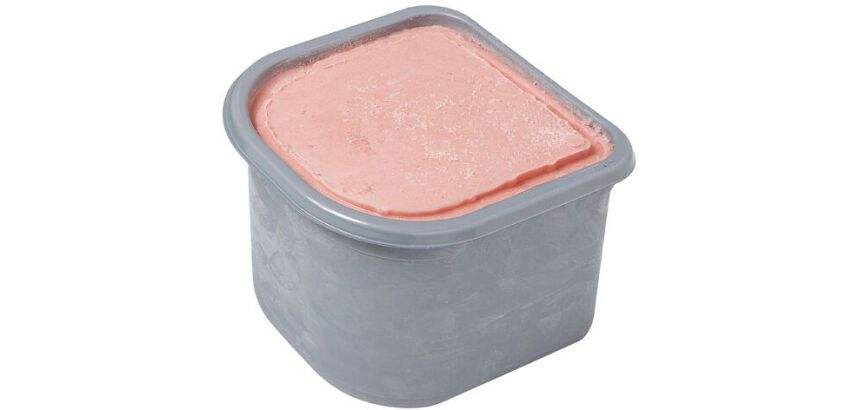 paquet de 25 bacs de stockage de glace sans couvercle, en polystyrène, contenance 2,5 litres 174x162x128 mm