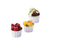 carton de 1000 (20 sachets de 50) pots à glace en carton arc-en-ciel ø 75 mm 9 cl