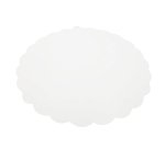 paquet de 250 ronds festonnés en carton blanc ø 270 mm