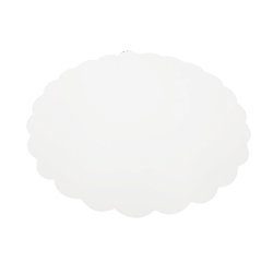 paquet de 250 ronds festonnés en carton blanc ø 290 mm