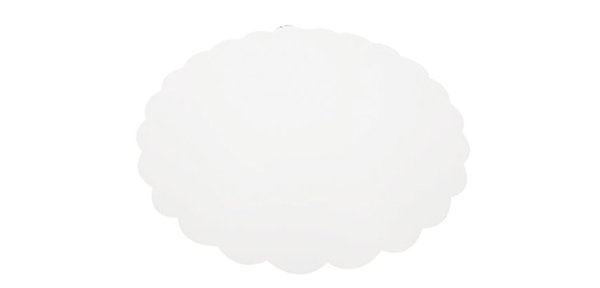 paquet de 250 ronds festonnés en carton blanc ø 320 mm