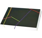 paquet de 25 boîtes traiteur en carton "prestige" imprimé noir sans fenêtre 425x285x60 mm
