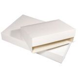 paquet de 25 boîtes traiteur en carton blanc 420x320x60 mm