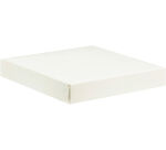 paquet de 50 boîtes à tarte en carton blanc h 50 mm 200x200 mm