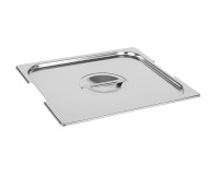 couvercle inox GN 2/3 pour trempeuse à Chocolat