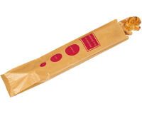 carton de 1000 sacs à pains / baguette en papier kraft 100x560 mm avec soufflets de 40 mm