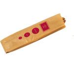 carton de 1000 sacs à pains / baguette en papier kraft 12x560 mm avec soufflets de 40 mm