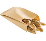 paquet de 100 sacs à pains de regroupement en papier kraft brun 390x810 mm avec soufflets de 95 mm