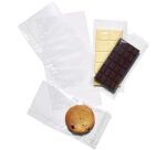 paquet de 100 sachets à confiseries neutres plats en polypropylène 110x220 mm