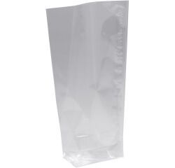 paquet de 100 sachets à confiseries neutres écornés en polypropylène 100x190 mm
