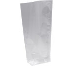 paquet de 100 sachets à confiseries neutres écornés en polypropylène 120x225 mm