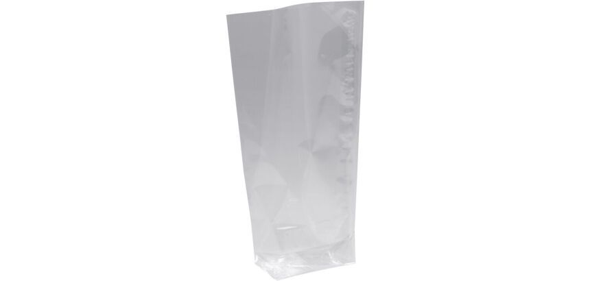 paquet de 100 sachets à confiseries neutres écornés en polypropylène 160x250 mm