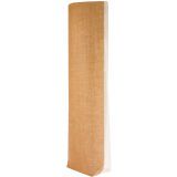 paquet de 100 sachets à confiseries décorés toile de jute avec fond carton 100x220 mm couleur écru