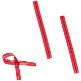 boîte de 2000 liens cello-twist armés d'un fil 90x 6 mm, rouges