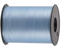 bobine de 500m de bolduc uni en polypropylène 7  mm, bleu ciel