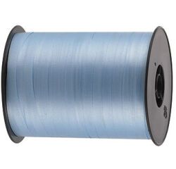 bobine de 500m de bolduc uni en polypropylène 7  mm, bleu ciel
