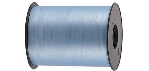 bobine de 500m de bolduc uni en polypropylène 7  mm, bleu ciel