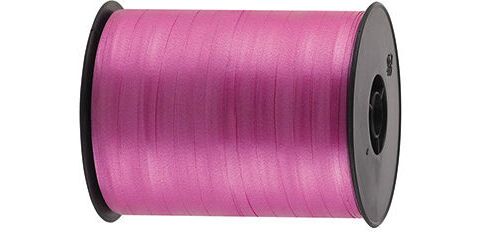 bobine de 500m de bolduc uni en polypropylène 7  mm, rose cyclamen