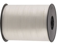 bobine de 500m de bolduc uni en polypropylène 7  mm, blanc