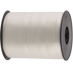 bobine de 500m de bolduc uni en polypropylène 7  mm, blanc
