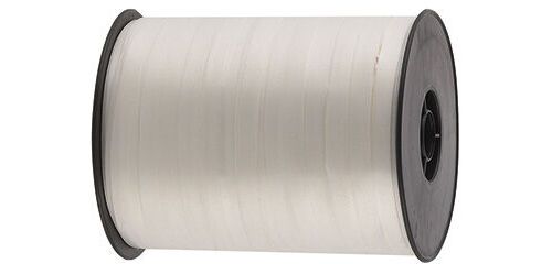 bobine de 500m de bolduc uni en polypropylène 7  mm, blanc