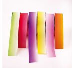rouleau de 100m de ruban charlotte pastel uni largeur 50 mm jaune