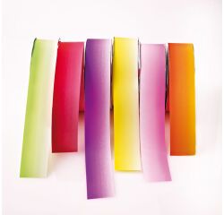 rouleau de 100m de ruban charlotte pastel uni largeur 50 mm parme