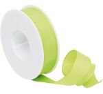 bobine de 25m de ruban laitonné uni 25 mm, vert