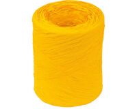 bobine de 200m de raphia polypropylène 15 mm, jaune d'oeuf
