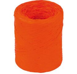 bobine de 200m de raphia polypropylène 15 mm, orange
