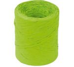 bobine de 200m de raphia polypropylène 15 mm, vert anis