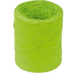 bobine de 200m de raphia polypropylène 15 mm, vert anis