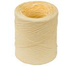 bobine de 200m de raphia polypropylène 15 mm, jaune vanille